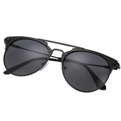 xakxx Women's European Style Metal Frame Big Lens Eyewear Shades  Sunglasses