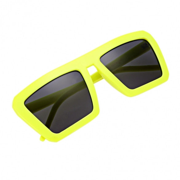 xakxx Vintage Style Unisex Square Polarized Plastic Frame Sunglasses