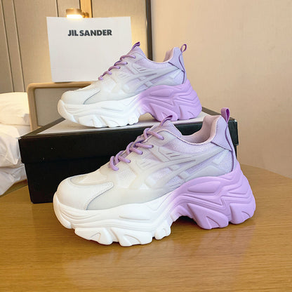 xakxx Autumn Women Chunky Sneakers New Design Colorful Woman Shoes Thick Sole Fashion Girls Platform Sneakers Ladies Sport Shoes