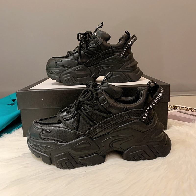 xakxx Autumn Women Chunky Sneakers New Design Colorful Woman Shoes Thick Sole Fashion Girls Platform Sneakers Ladies Sport Shoes