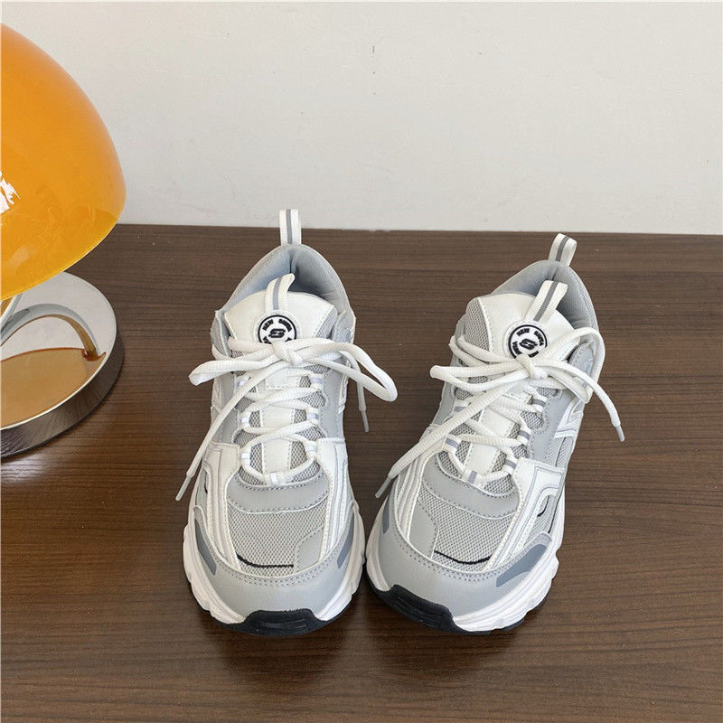 xakxx Sneakers Women Fashion Platform Vulcanized Shoes 42 Spring Breathable Women's Chunky Sneakers Size 41 Zapatillas Mujer