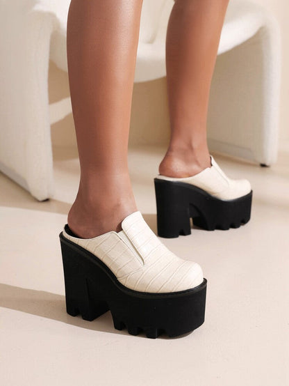xakxx Halloween New Brand Big Size 44 Confy Walking Punk Pumps Fashion Wedges High Heels Platform Casual Woman Shoes