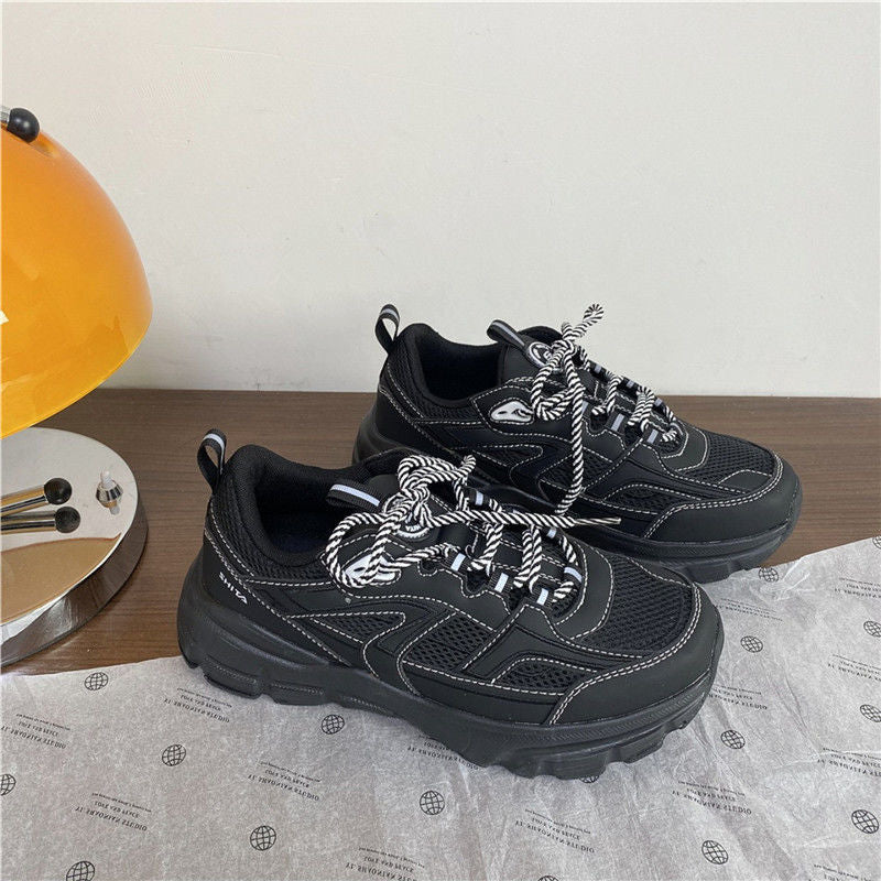 xakxx Sneakers Women Fashion Platform Vulcanized Shoes 42 Spring Breathable Women's Chunky Sneakers Size 41 Zapatillas Mujer