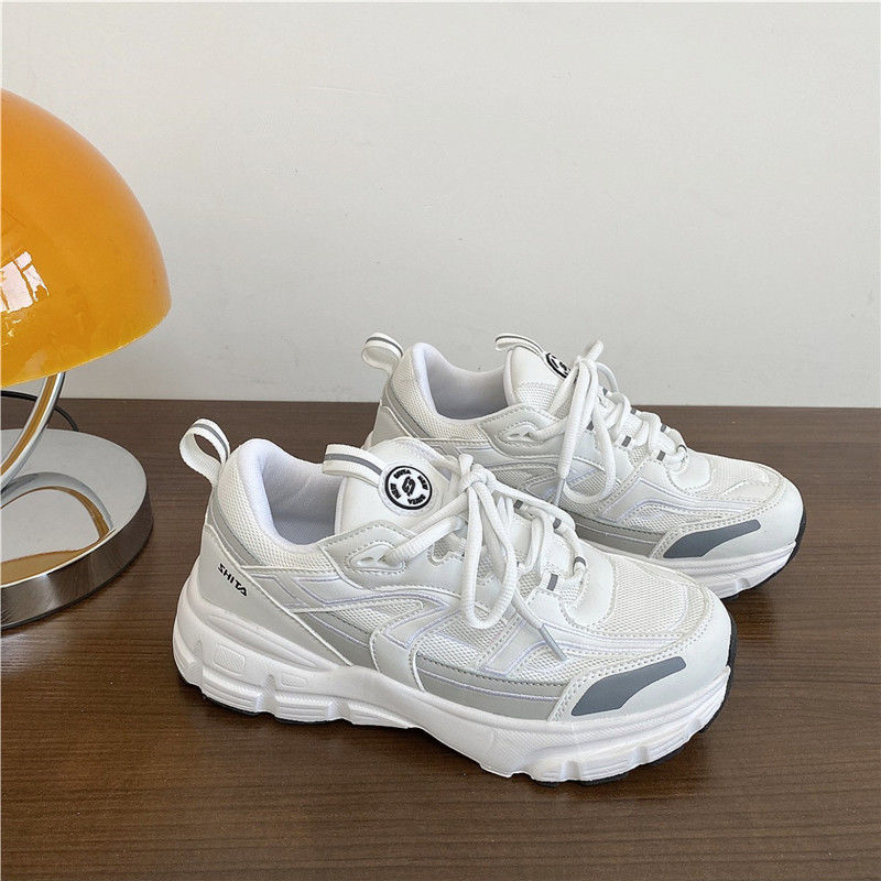 xakxx Sneakers Women Fashion Platform Vulcanized Shoes 42 Spring Breathable Women's Chunky Sneakers Size 41 Zapatillas Mujer