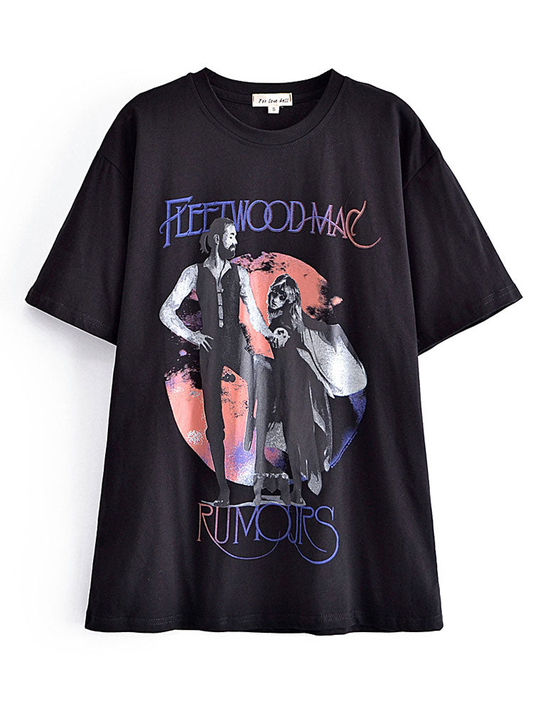 xakxx Streetwear Letter Print Oversized Tshirt Women Summer O Neck Short Sleeve Tops Casual Loose Ladies Tee