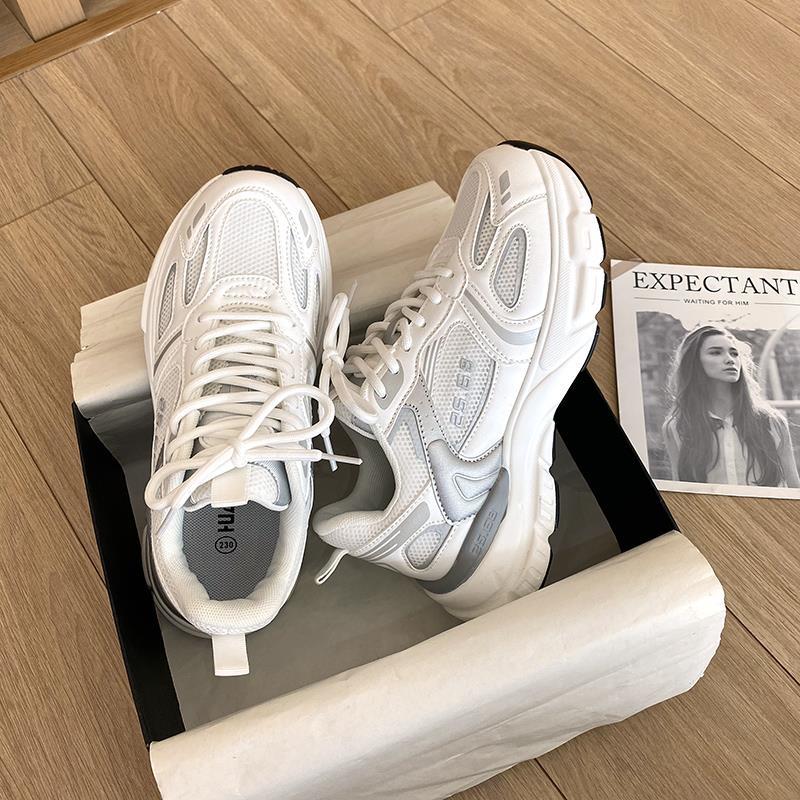 xakxx Sneakers Women Fashion Platform Vulcanized Shoes 42 Spring Breathable Women's Chunky Sneakers Size 41 Zapatillas Mujer