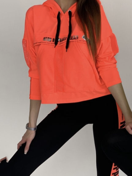 xakxx Iridescent Patchwork Mesh Hoodies&Leggings Suits