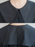 xakxx Original Printed Doll Collar Shirt Dress