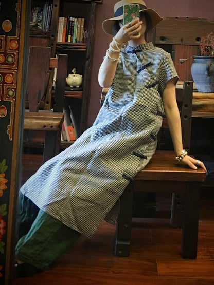 xakxx National Linen Original Button Dress
