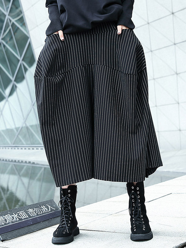 xakxx Empire Loose Stripe Wide Leg Pants
