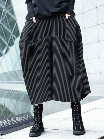 xakxx Empire Loose Stripe Wide Leg Pants