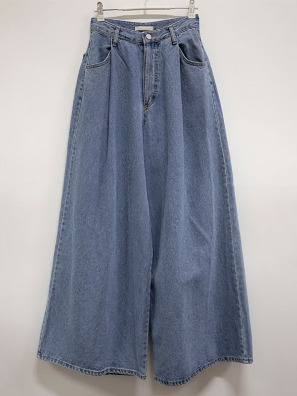 xakxx Urban Blue Wide Leg Jean Pants
