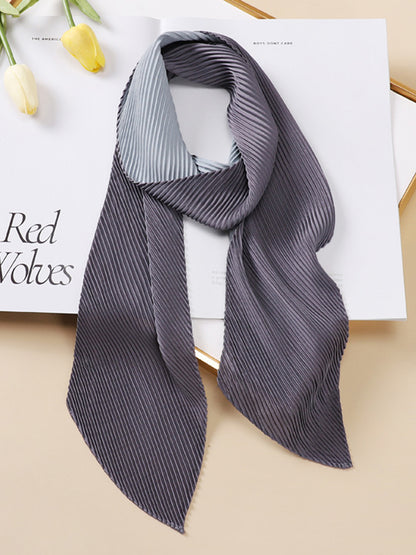 xakxx Casual Pleated Solid Color Shawl&Scarf