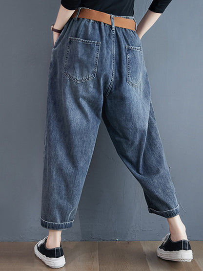 xakxx Original Solid Elasticity Jean Pants