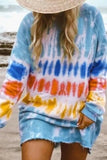 Xakxx Tie-dye Blue Mini Dress(4 Colors)