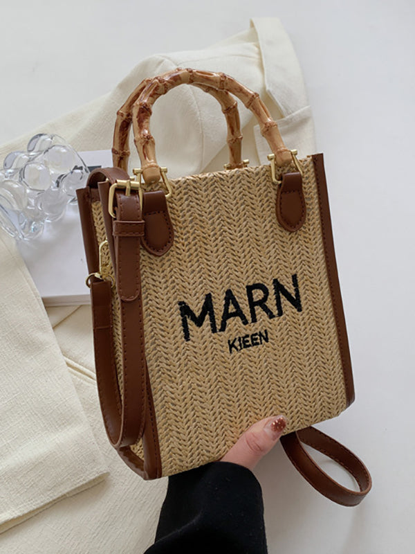 xakxx Embroidered Woven Bags Crossbody Bags Handbags