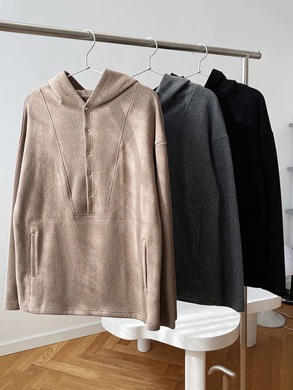 xakxx Loose Hoodies And Wide-Leg Pants Suits