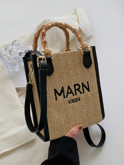 xakxx Embroidered Woven Bags Crossbody Bags Handbags