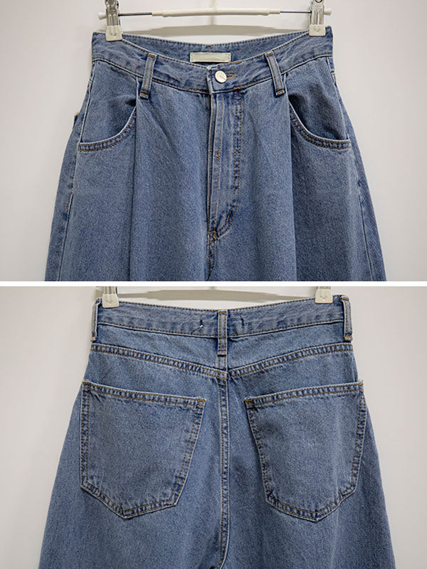 xakxx Urban Blue Wide Leg Jean Pants