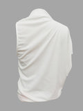 xakxx Asymmetric Figure Printed Mock Neck Blouses&Shirts Tops