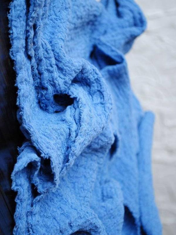 xakxx Retro Casual Crumpled Oversize Scarf