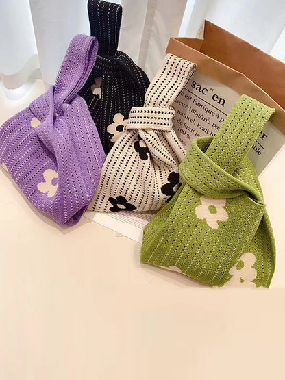 xakxx Floral Printed Hollow Bags Accessories Handbags