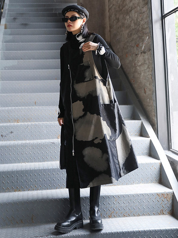 xakxx Original Print Round-Neck Jumper Dress