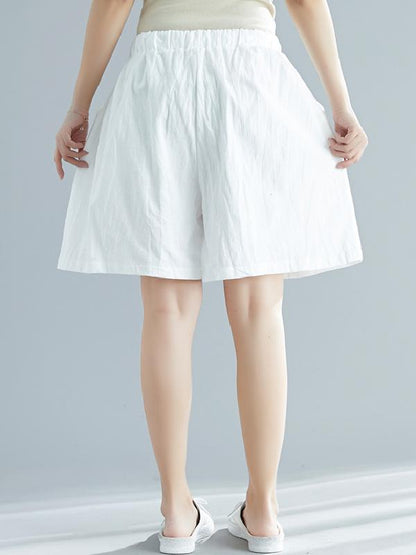 xakxx Loose Solid Wide Leg Pants