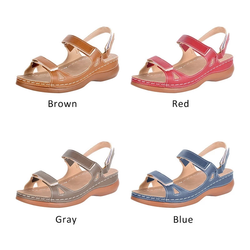 xakxx Women Sandals Soft Stitching Ladies Sandals Comfortable Flat Sandals Open Toe Beach Shoes Footwear Zapatos De Mujer Wholesale