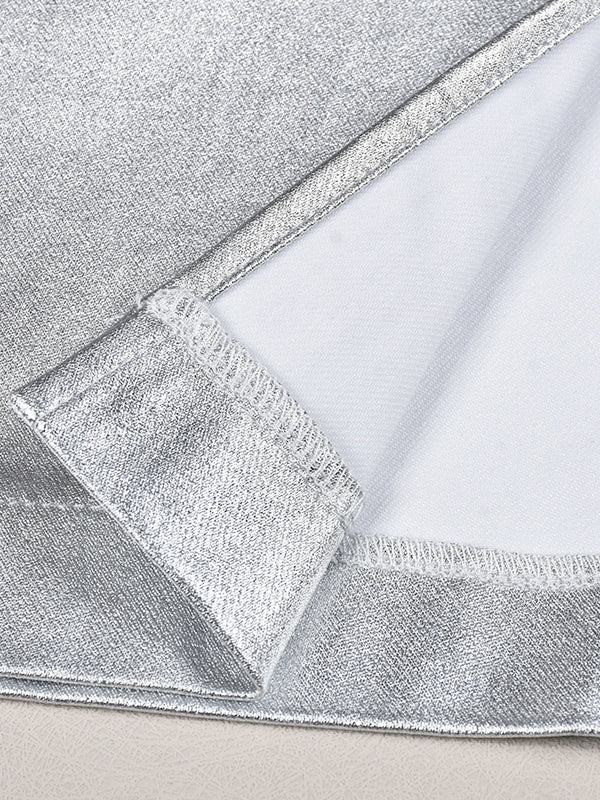 xakxx High Waisted H-Line Solid Color Split-Joint Skirts