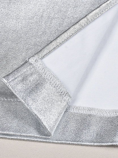 xakxx High Waisted H-Line Solid Color Split-Joint Skirts