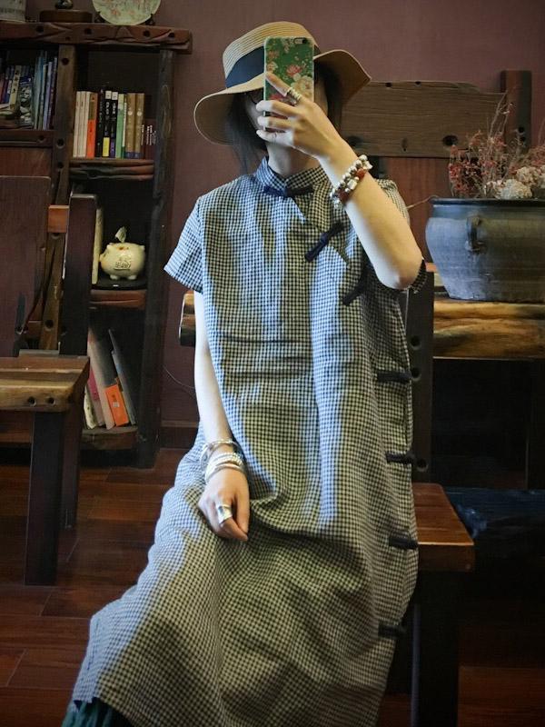 xakxx National Linen Original Button Dress