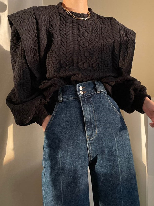 xakxx Urban Loose Split-Joint False Two Sweatshirt