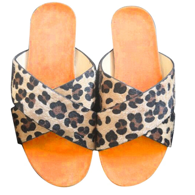 xakxx Summer Women Comfy PU Leather Shoes Ladies Platform Flat Sandal Soft Big Toe Foot Orthopedic Correction Casual Sandal