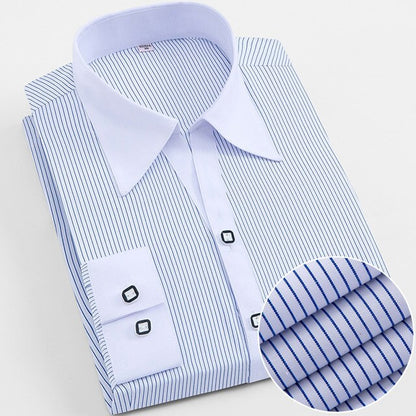 Women Blouse Long Sleeve Shirts Striped/Solid Color Ladies Office Shirts White Slim-fit Female Formal Social Blouses Tops Blusas