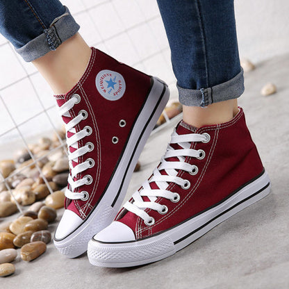 Best selling shoes women canvas shoes women's fashion casual breathable shoes 13 color Men High-top sneakers Men OEING
