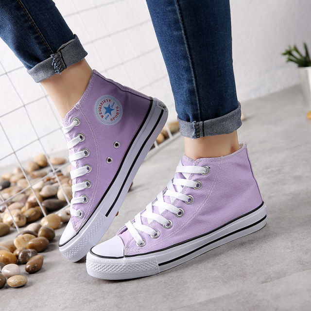 Best selling shoes women canvas shoes women's fashion casual breathable shoes 13 color Men High-top sneakers Men OEING