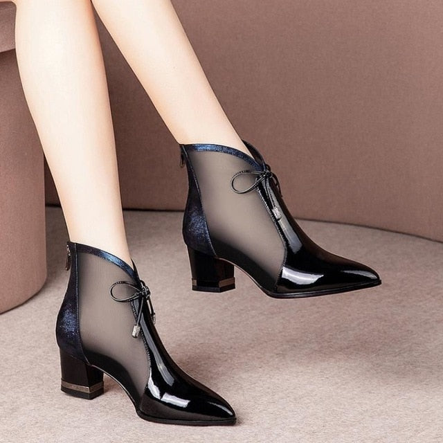 xakxx  Women High Heels Summer Pointed Pumps Sandals Sexy High Heels Female Summer Shoes Breathable Female Pumps Mujer
