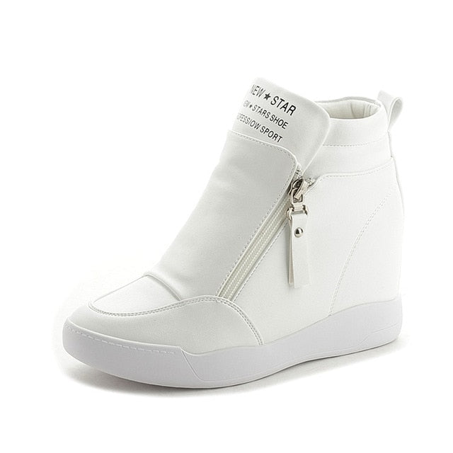 VIP Link For dropshipping Fujin Chunky Sneakers Women Spring Thick Bottom Daddy Shoes Round Toe Breathing Leisure Women Shoes