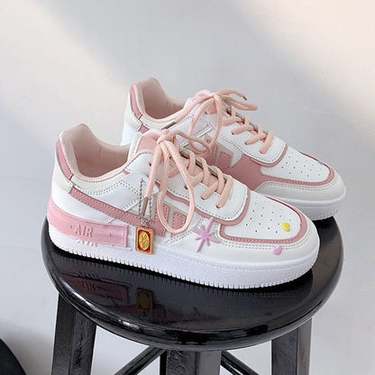 xakxx New Women Sneakers White Tennis Women Shoes Canvas Slip On Female Row Shoes Platform Flats Casual Ladies Vulcanize Shoes