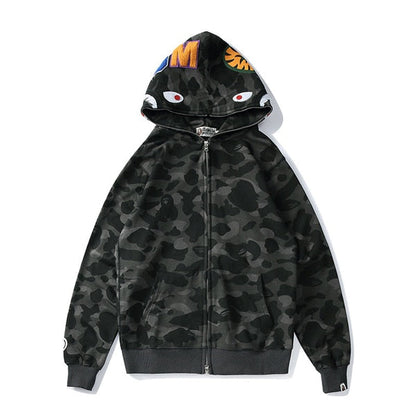 xakxx Classic Sweater Thin Zipper Hoodie Couple Sweater Zip Hoodie Women Jacket Coat New1004