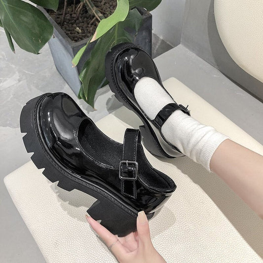 xakxx Women shoes models Mary Jane shoes women's Japanese high heels retro platform shoes women femmes chaussures lolita