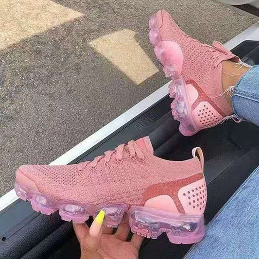 xakxx Women Mesh Breathable Sport Sneakers Ladies Casual Light Outdoor Shoes Female Platform Running Walking Shoes Tenis Feminino