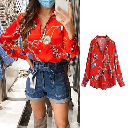 women satin blouse long sleeve zebra print shirts vintage office ladies tops femme chandails za  fashion blusa de mujer ins