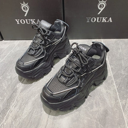 xakxxr Platform Sneakers White Woman Vulcanize Shoes Femme Tenis Con Plataforma Luxury Tennis Feminino For Women  Zapatos Mujer