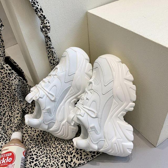 xakxxr Platform Sneakers White Woman Vulcanize Shoes Femme Tenis Con Plataforma Luxury Tennis Feminino For Women  Zapatos Mujer