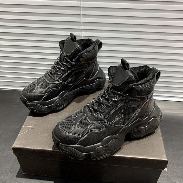 VIP Link For dropshipping Fujin Chunky Sneakers Women Spring Thick Bottom Daddy Shoes Round Toe Breathing Leisure Women Shoes