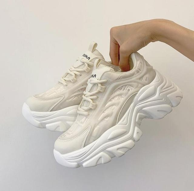 xakxxr Platform Sneakers White Woman Vulcanize Shoes Femme Tenis Con Plataforma Luxury Tennis Feminino For Women  Zapatos Mujer