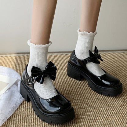 Autumn Boots Women Platform Shoes Thinken Heel Chunky Sneakers Black Punk Boots Shoes Height Increasing Botas De Mujer