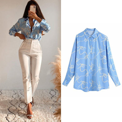 women satin blouse long sleeve zebra print shirts vintage office ladies tops femme chandails za  fashion blusa de mujer ins